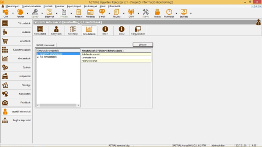 Kontrolling kimutatások